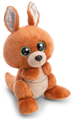 NICI GLUBSCHIS Känguru Kanni-Manni, 25 cm, brunt - 63058 | Mjukt plyschdjur att gosa och leka med, för barn och vuxna, perfekt som present för mysiga stunder varje dag