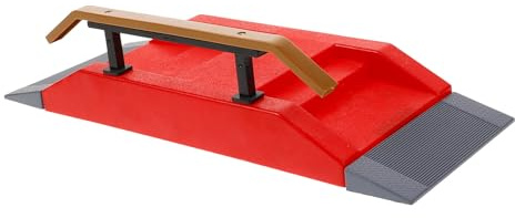 WHAMVOX Finger Skateboard Rampa Flexible de Parque con Obstáculos y Accesorios DIY para Adultos Practicar Técnicas y Trucos