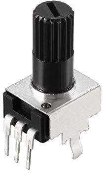 sourcing map Potentiomètre 10KOhm Variable Résisteur Tour unique Rotatif Carbon Film 10Pcs Longueur de l'arbre 12 mm