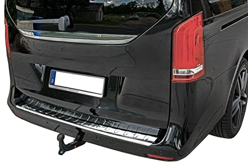 Ladekantenschutz Edelstahl CHROM kompatibel für MERCEDES VITO W447, V-KLASSE W447 | premium Qualität von RECAMBO