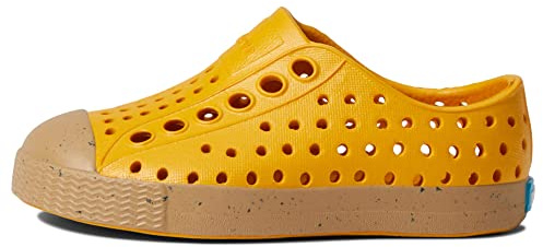 Native Shoes Women's Jefferson Water Shoe, Yellow Wheat Beige Almond Speckles Jiffy, 7 UK Child