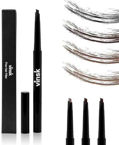 UNISEX Fine Hair Filler 2-in-1 Produkt - Bartfüller & Augenbrauenstift Ideal zum Füllen von Lücken im Bart oder der Augenbrauen