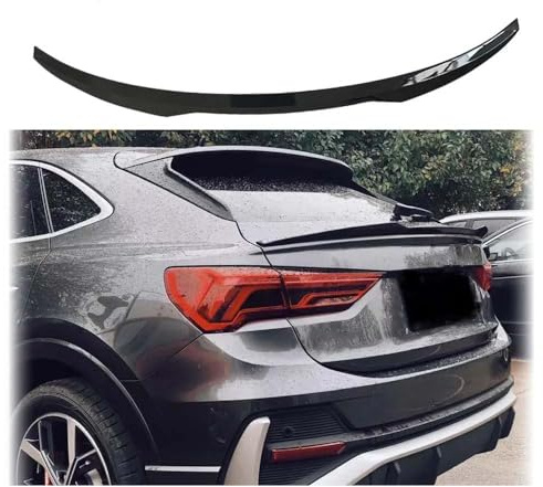 XTRDGHUG Auto Spoiler Posteriori, per Audi Q3 Sportback 2019 2020 2021 2022 Alettone Spoiler Posteriore per Auto,Decorazione per Auto Accessori,AntiGraffio,Modifica dello Stile