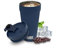 Polar Gear Coffee Cup Travel Mug, 470ml Large Travel Mug, Insulated Cup with Leakproof Screw Closure Lid, 304 Stainless Steel Double Walled, Reusable Coffee Cups (Indigo)
