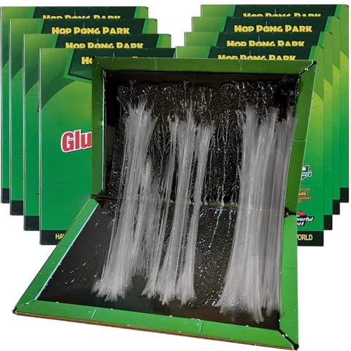 8 Pack Pest Sticky Pad Traps Boards, Black Undetectable Multi - Insects Sticky Pads, Extra Strong Glue Sticky Board Trap for Indoor & Outdoor Home Kitchen Garden