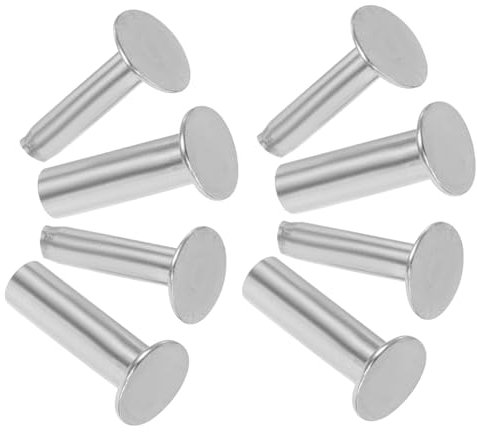 Alipis 4 Paires De Rivets En Acier Inoxydable Pour Manche De Couteau, Kit De Fixation Diy, PoignéE De Couteau Remplacement, 1.4cm