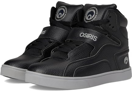 Osiris Men's Rize Ultra Skate Shoe, Black/Grey/Black, 7.5 UK