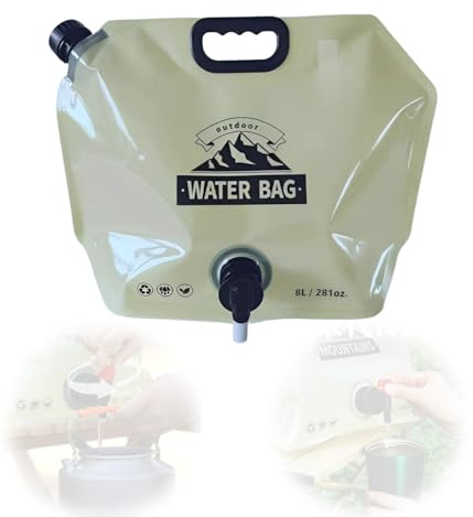 JYNVO Pliables et Portables pour Eau Potable,Réservoirs d'Eau de Camping et Randonnée,Bidon d'eau Poche d'eau Portable,pour la randonnée, Le Camping, Le Pique-Nique, Le Barbecue