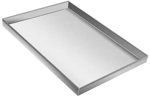 Bandeja de drenaje de condensado, recogedor de agua de CA para bandejas de mascotas y plantas, bandeja de goteo de fuerte capacidad de carga para lavadoras y unidades de aire acondicionado