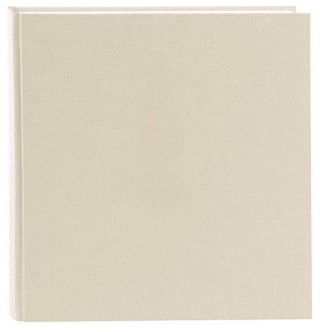 goldbuch - 27605 - Album fotografico Summertime Trend 2, 60 pagine bianche con divisori in pergamena, album dei ricordi, copertina in lino, album fotografico da incollare, colore: beige, 30 x 31 cm