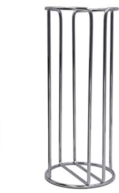 RIDDER WC-Papier-Ersatzrollenhalter Classic chromfarben glänzend ca. Ø 14 x 32 cm