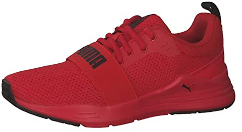 PUMA Unisex Kids Wired Run Ps Baskets, High Risk Red Puma Black, 31 EU