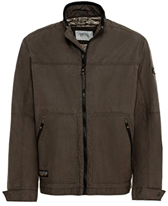 camel active Men's 430450/1o56 Blouson, Olive Brown, 58