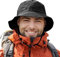 TOP-EX Wasserdichte Regenhüte für Herren & Damen, Allwetter Outdoor Safari Hut faltbar, UPF 50 Golf Eimer Sonnenhüte zum Angeln, Wandern, Trekking, verstellbar & winddicht L/XL Schwarz