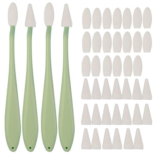 Lot de 4 Estompeurs de Dessin, Estompe - Papier, Éponges Effaçables, 2 Types de Têtes, 40 Lingettes de Rechange, Tortillons Dédiés pour Mettre en Évidence, Ombrer, Détailler et Corriger Les Dessins