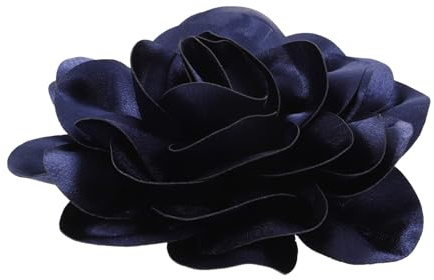 ROMISBABA Prendedor de Flor Grande de 19 Cm en Tela, Delicado y Cómodo para Ropa de Mujer en Bodas y Fiestas, Accesorio Artesanal y Elegante