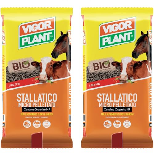 2 confezioni vigor plant Stallatico Micro Pellettato 5 Kg