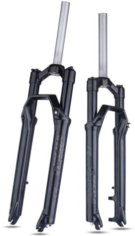 KANGXYSQ Horquilla Suspensión for Bicicleta Montaña 27.5/29 Pulgadas 1-1/8''/28.6 Mm Tubo De Dirección Recto Horquillas Mecánica 100 Mm Recorrido 9 Mm QR Bloqueo Manual(29in)