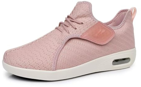 VibeCraft Chaussures Diabétique Homme Femme Extra Larges Respirantes Antidérapantes Confort pour Pieds Gonflés et Sensibles Usage Quotidien