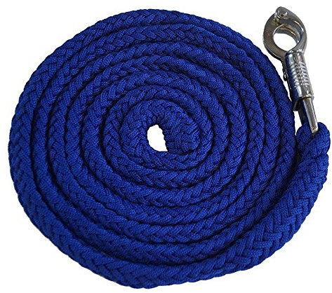 German Riding Führstrick Meadow mit Panikhaken, Länge ca 2,2m (blau)