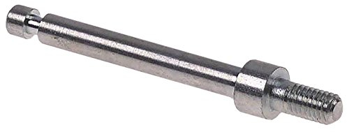 Welle für Aufschnittmaschine Sirman PERLA 220, Cookmax 411001 für Schleifstein 6mm 10mm M6 Länge 70mm 195-220