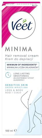 Veet Haarentfernungs-Creme Sensible Haut mit Silk & Fresh Technology, 100ml 1 Stück