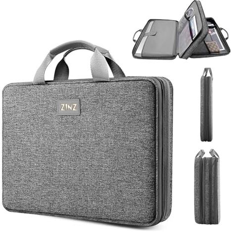 ZINZ Custodia Espandibile per Laptop 15,6, Borsa Protettiva Compatibile con MacBook Neo 16, MacBook Pro 16/15,4, Dell XPS 16 e la Maggior Parte dei Notebook 15 15,6 16,G01DG01