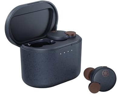 Yamaha TW-E7B Auricolari In-Ear True Wireless Bluetooth con Cancellazione Attiva del Rumore e Listening Optimizer, Microfono con Design Avanzato, Resistenti ad Acqua e Sudore IPX5 - Blu Scuro