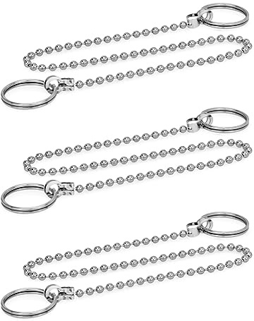 Ganter Normelemente GN 111-200-14 3 pièces - Chaînes à billes - Longueur de la chaîne l : 200 mm - Diamètre de l'anneau d1 : 14 mm