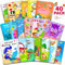 Kylebiuu 40 Stück Mini Malbuch für Kinder,Einhörner,dinosaurier, meerjungfrauen,klasse Malbücher,Party Mitgebsel Ausmalbücher für DIY