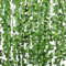 12Pcs 7.9Ft Artificial Ivy Garland,Ivy Garland Fake Vines UV Resistant Green Leaves Fake Plants Hanging Vines for Wedding Party Garden Wall Room Decoration