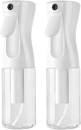 True North Essentials Mist Spray Bottle 2 Pack 200ml 6.8oz Continuous Fine Mist Sprayer Water Plant Alcohol Cleaning Spray Curly Hair Styling Products Plants