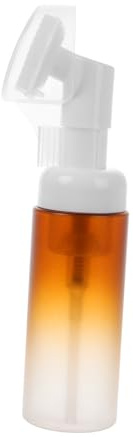 FOYTOKI Botella De Espuma Mousse Recargable 60ml Cepillo Para Gel De Ducha y Limpiador Facial Botella De Viaje Práctica Dispensador De Espuma Multifuncional