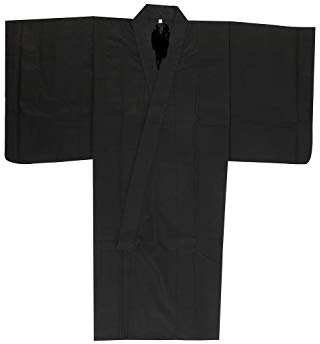 Edoten Japanese Samurai Hakama Uniform Shirt Tops Black L