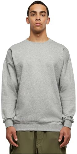 Urban Classics Herren Sweatshirt Sweat Crewneck TB1591, Gr. Medium, Grau (Grey 111)