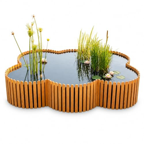 Beckmann HBL7TE Hochteich 220 x 160 cm, Höhe 44 cm, Inhalt 1360 l