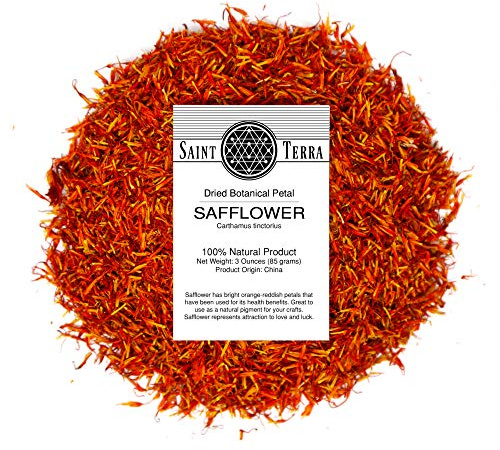Saint Terra Dried Safflower Petals, 3 Ounces