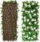 Expandable Fence Screening, 0.4 * 2M Artificial Hedge Screening Expanding Garden Trellis Panels with Flowers, Garden Fence Screening, Fence Privacy Screen for Fence Backyard Patio Wall Decor