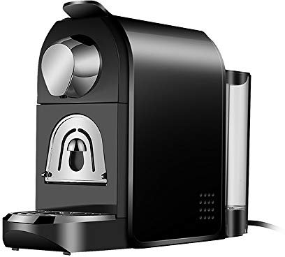 Cafetera de cápsulas de un Solo Servicio, máquina de Espresso, Capuchino y Latte, Negra La Nueva