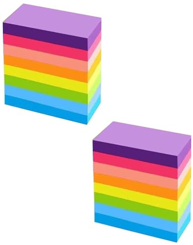 480 hojas de papel de notas coloridas, blocs de notas pequeños, notas adheive, recordatorios de hojas sin llinar, recordatorios en neveras, cuadernos, calendarios, marcadores