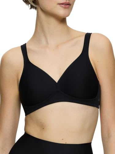 Triumph Damen BH Modern Soft+Cotton N, ohne Bügel, ohne Polsterung, Verstellbare Träger, 75D, Schwarz