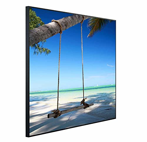 Ecowelle Calentador de Infrarrojos Imagen | 600 vatios | 60x100cm | Calefacción por Infrarrojos
