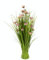 Gras Deko mit Ranunkel künstlich Grasbusch Blüten Bund stehend Stehgras Grasbündel Dekogras Pflanzen Ziergras Osterdeko Frühjahr Kunstblume Kunstpflanze Blume Zimmerpflanze Grünpflanze Frühjahrsdeko