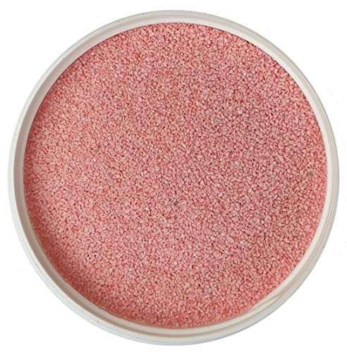 Seat Flor srl® Sabbia colorata, sabbia per decorazione vasi 0,5 mm sacco da 20 kg ca. (25 colori disponibili) (Rosa)