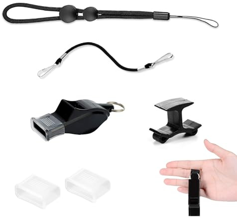 Harra Home - Lot de 6 sifflets d'arbitre - Sifflet pour cours de sport - Pour arbitre, professeur de sport, entraîneur de chien - Accessoire d'entraînement de football