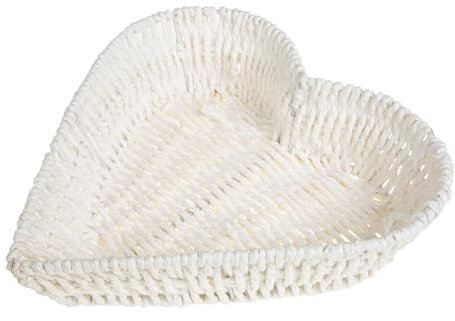 TOPBATHY Cestino Portaoggetti a Forma Di in Cartapesta Vassoio Per Snack e Frutta Contenitore Per Alimenti Portatile e Leggero Per Cucina e Ufficio