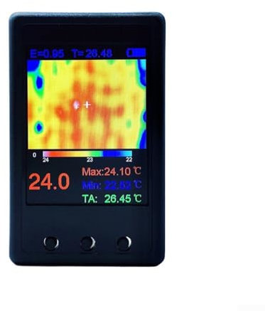 DAZZLEEX Handheld Thermal Imager 2.4 Inch LCD Screen Temperature Detector For PCB Component Heat Detection, Automotive Parts Temperature Detection, Electrical Switches