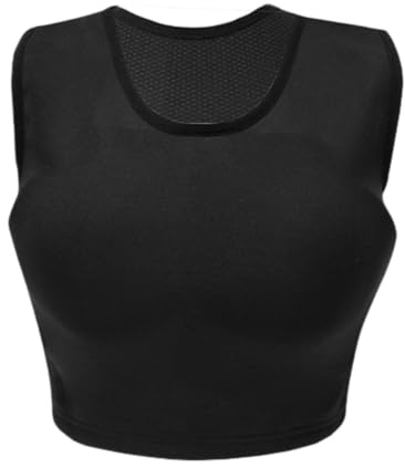 Lljsszr Pettorina da Karate per Donna, Gilet Protettivo per Sparring, Comodo E Traspirante, Protezione per Il Seno, Multifunzione, con Fodera in Policarbonato, S