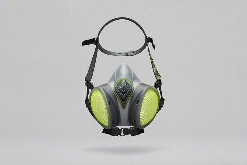 Generico PWSTORE Semimaschera riutilizzabile 8100 A1P2 R D | 1 Semimaschera senza manutenzione con filtri combinati integrati | Certificato CE | Made in Italy