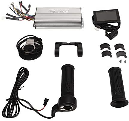Electric Bike Conversion Kit High Performance 35A SineWave Controller LCD8S Displaypanel Litium Batterimodifiering Set för 1500W Motor Electric Bike Scooter Folding Bike ABS